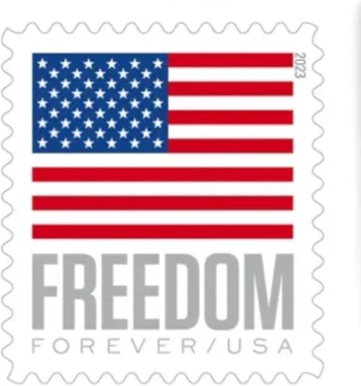 2023 American Flag Roll of 100 Sealed USPS Forever Postage Stamps