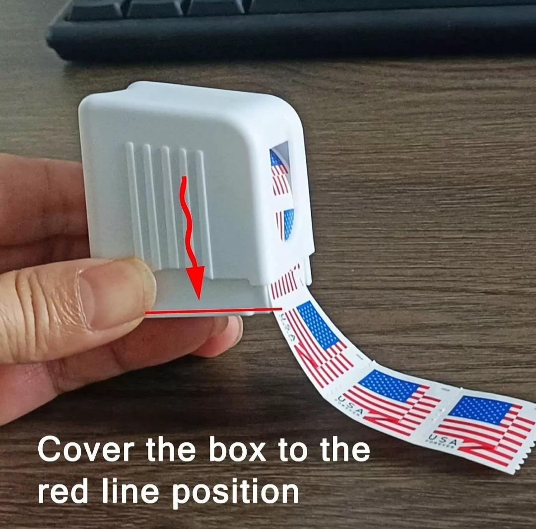 Stamp dispenser (Plastic) for roll/coil on 100